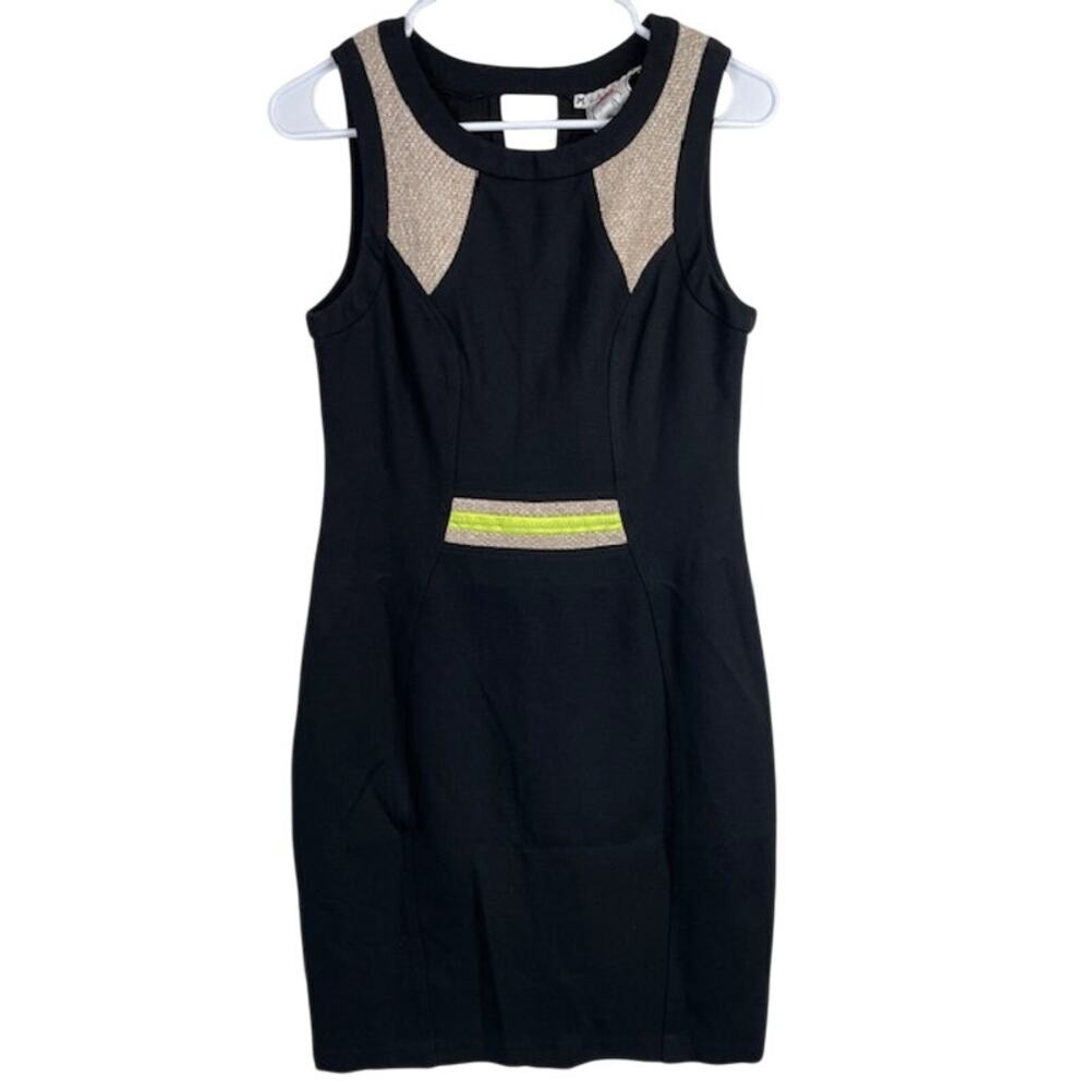 Yoana Baraschi women's fitted, sleeveless mini knit dress.